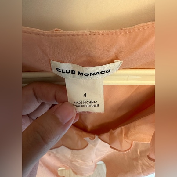 Club Monaco Pink Dress with Ruffles - Picture 4 of 4